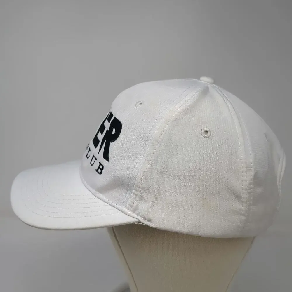 DAER Dayclub Embroidered Baseball Cap White One Size Strapback Adjustable Hat